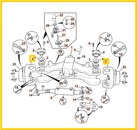 Поворотный кулак JCB 458/M7214