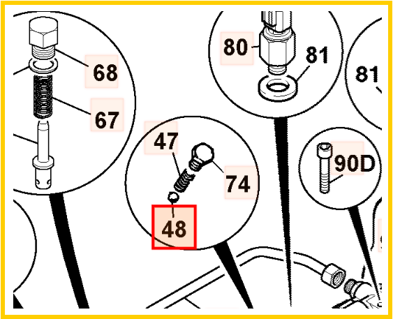 Тарельчатый клапан JCB 459/70309