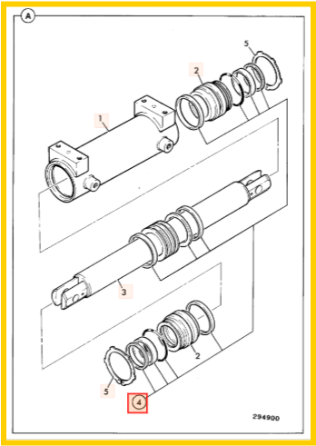 Комплект уплотнений JCB 993/99673