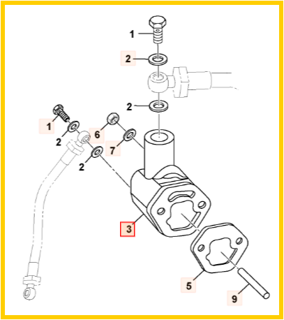 Насос подкачки топлива JCB 333/C1374