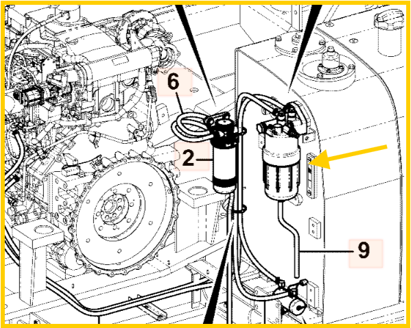 Насос сепаратор топлива JCB 32/925868