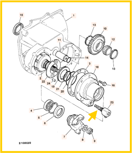 Клапан сброса давления JCB 320/B4098