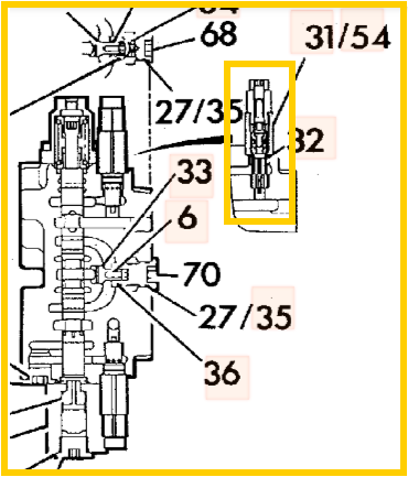 Клапан регулировочный JCB LNC0231