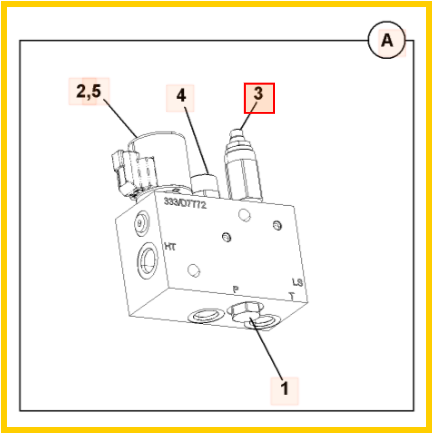 Клапан JCB 333/F4075