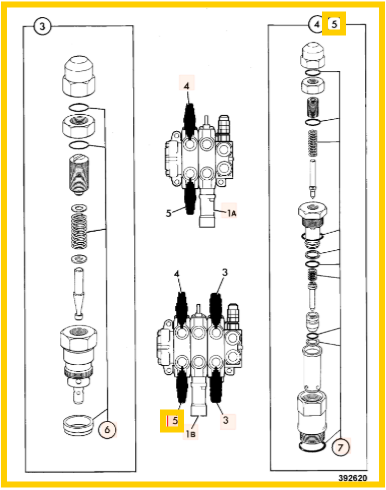 Клапан JCB 25/611005