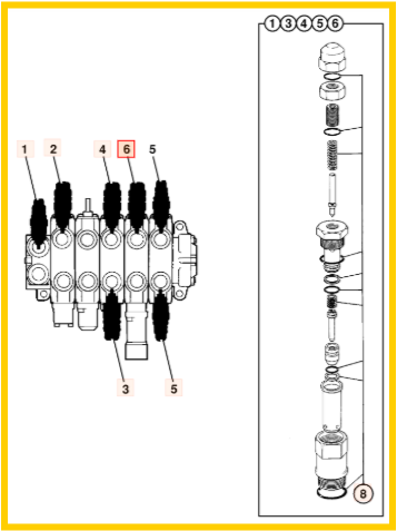 Клапан JCB 25/222393