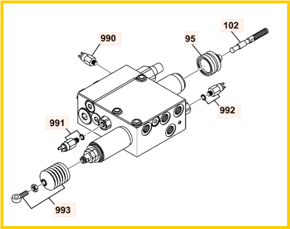 Клапан JCB 333/U3300