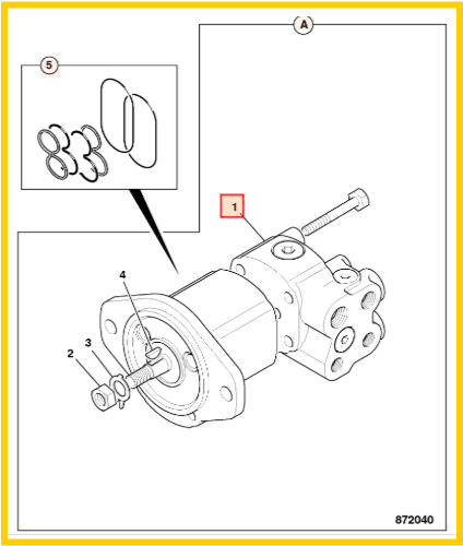 Клапан приоритета JCB 20/952295