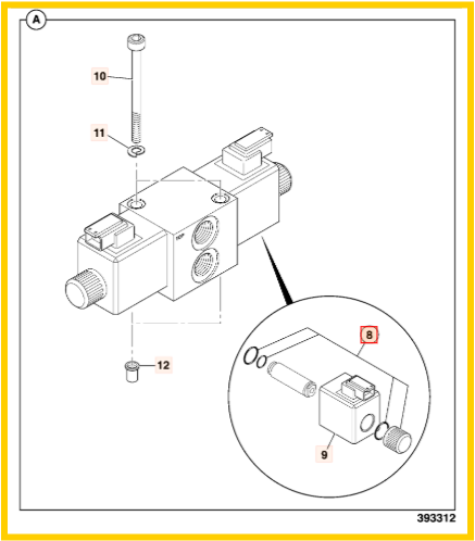 Комплект соленоида JCB 25/222646