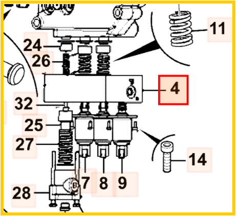 Блок клапанов JCB 334/L0712