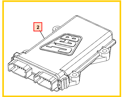 Блок управления JCB 728/D7505