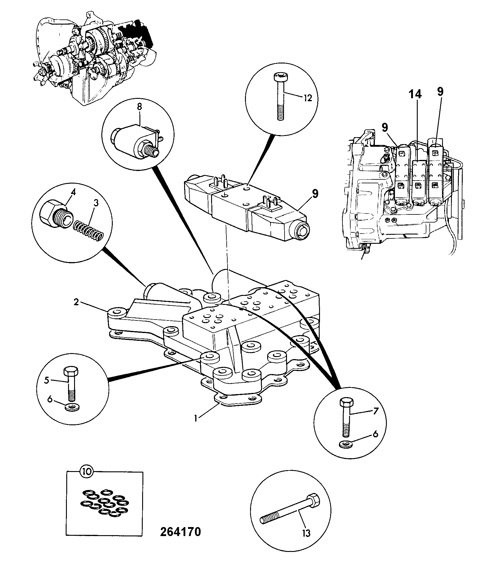 Соленоид КПП JCB 25/106700