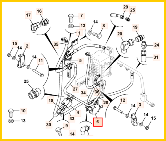 Клапан JCB JLJ0235