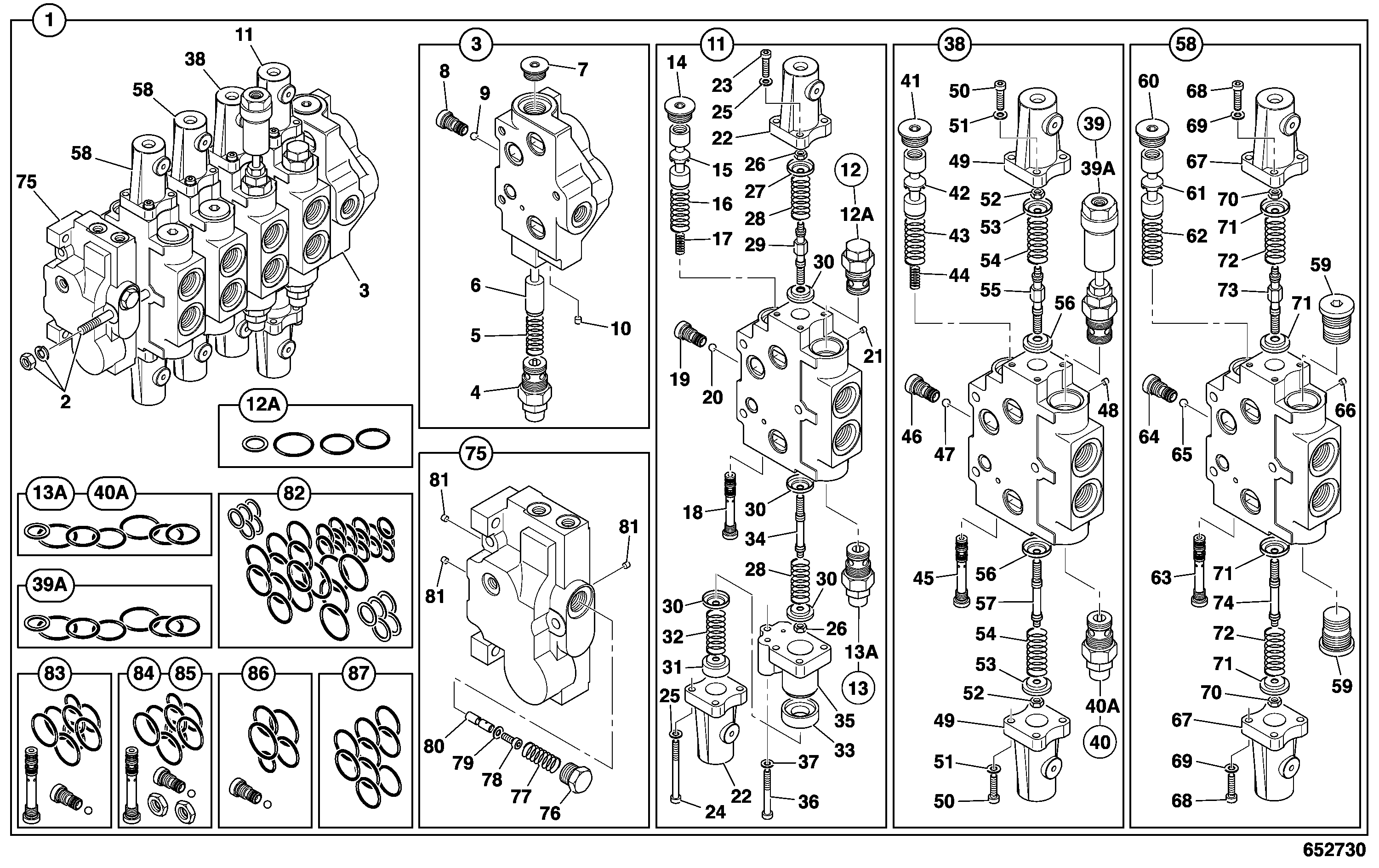 Клапан JCB 25/997709 Клапан JCB 25/997709