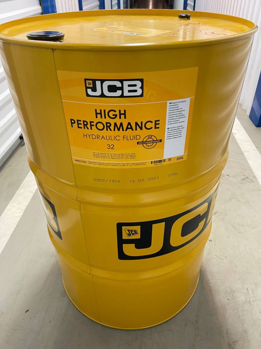 Гидравлическая жидкость JCB HIGH Performance HYDRAULIC FLUID 32 4002/1024