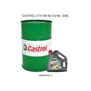 Моторное масло CASTROL GTX 5W-40 A3/B4  208L