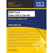 Моторное масло OEM Truck Volvo VDS-3 15w-40 205L
