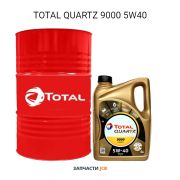 Масло моторное TOTAL QUARTZ 9000 5W-40 - 1L (250-руб за 1-литр)