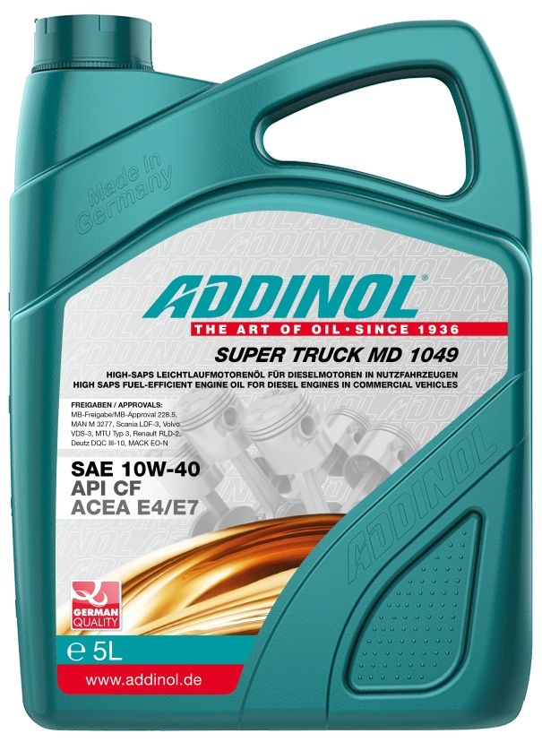 Масло моторное Addinol Super Truck MD