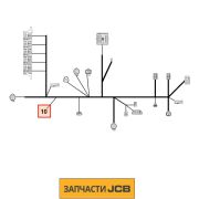 Жгут проводов JCB 721/H3773