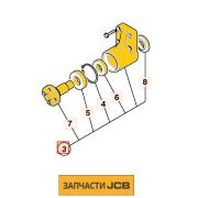 Шкив крыльчатки двигателя JCB 02/911560