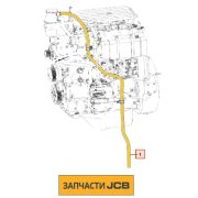 Патрубок JCB 333/K0739