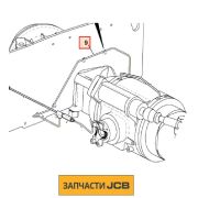 Труба тормозной системы JCB 332/C3849